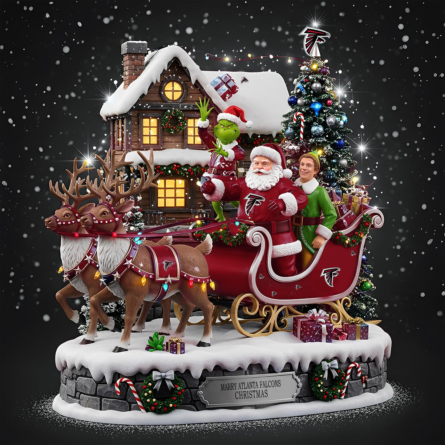 AF Acrylic Block - NFL Christmas Gift For Fans DDT CTND