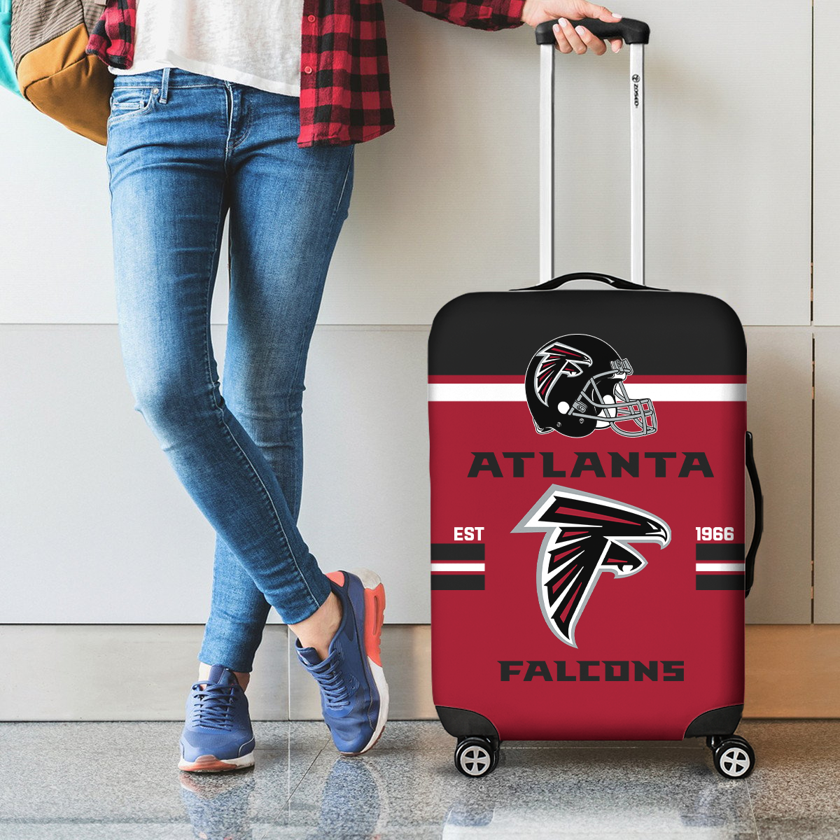 AF NFL Luggage Cover Suitcase Protector DDT NTL