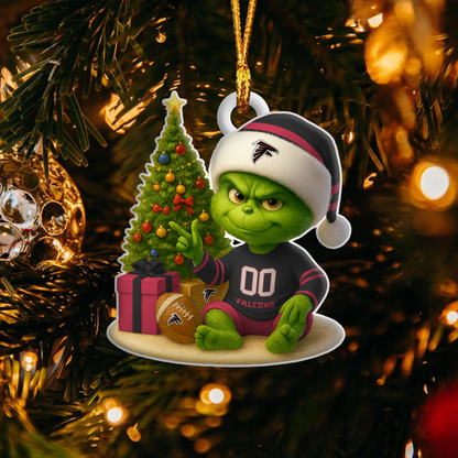 AF NFL x Grinch Premium Ornament DDT NTL