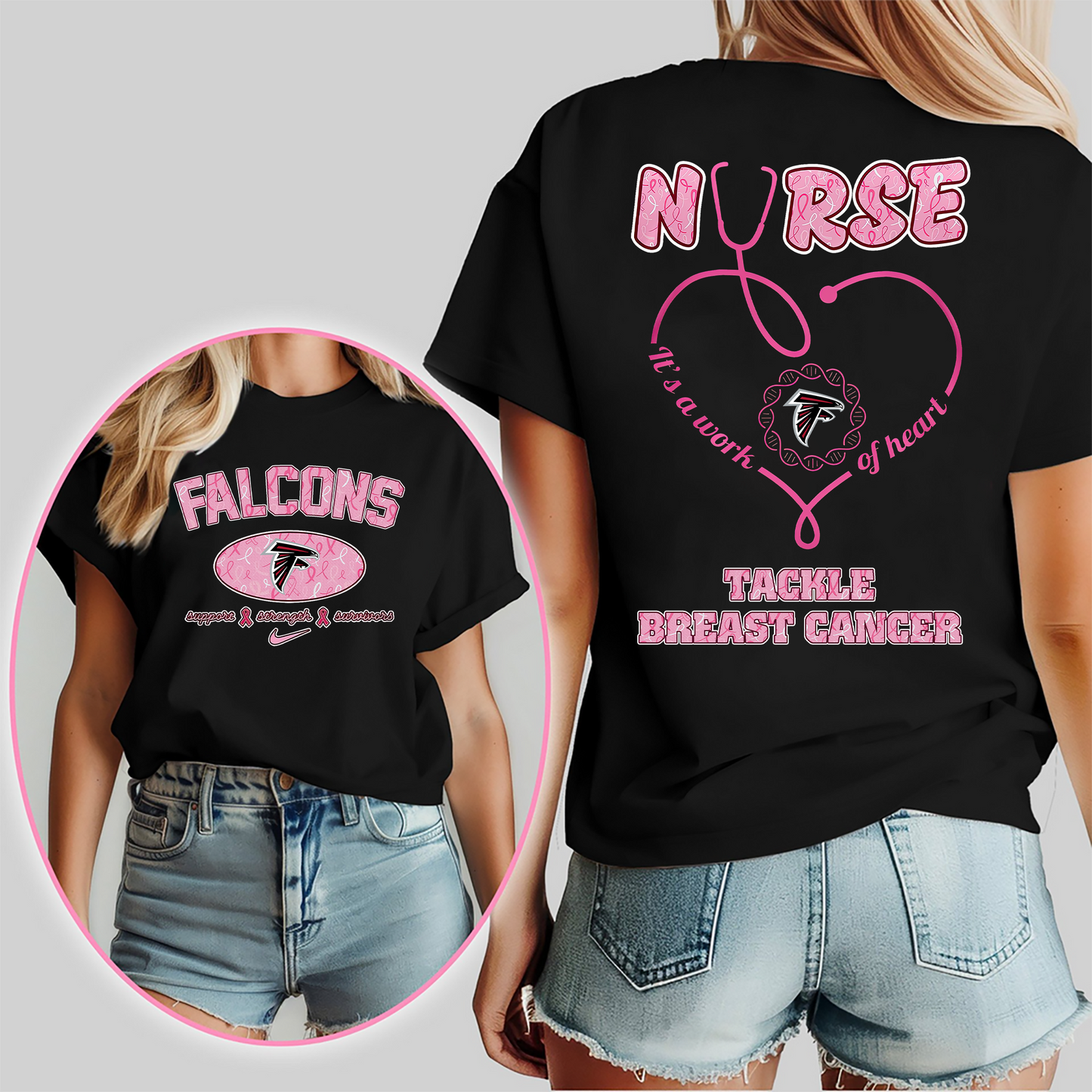 AF Nurse Tackle Breast Cancer 3D Shirt DDT CTND