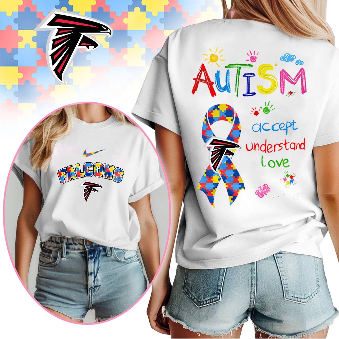 AF Premium Autism Awareness 3D Shirt DDT TTV