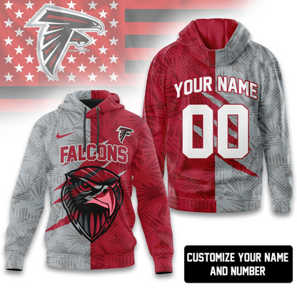AF Premium NFL Split Color Hoodie DDT HLPHUONG