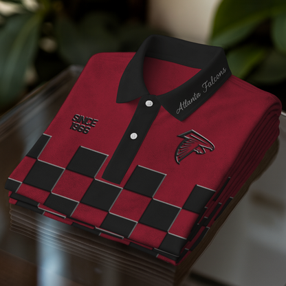 AF x NFL Embossed Retro Polo Shirt DDT NTL