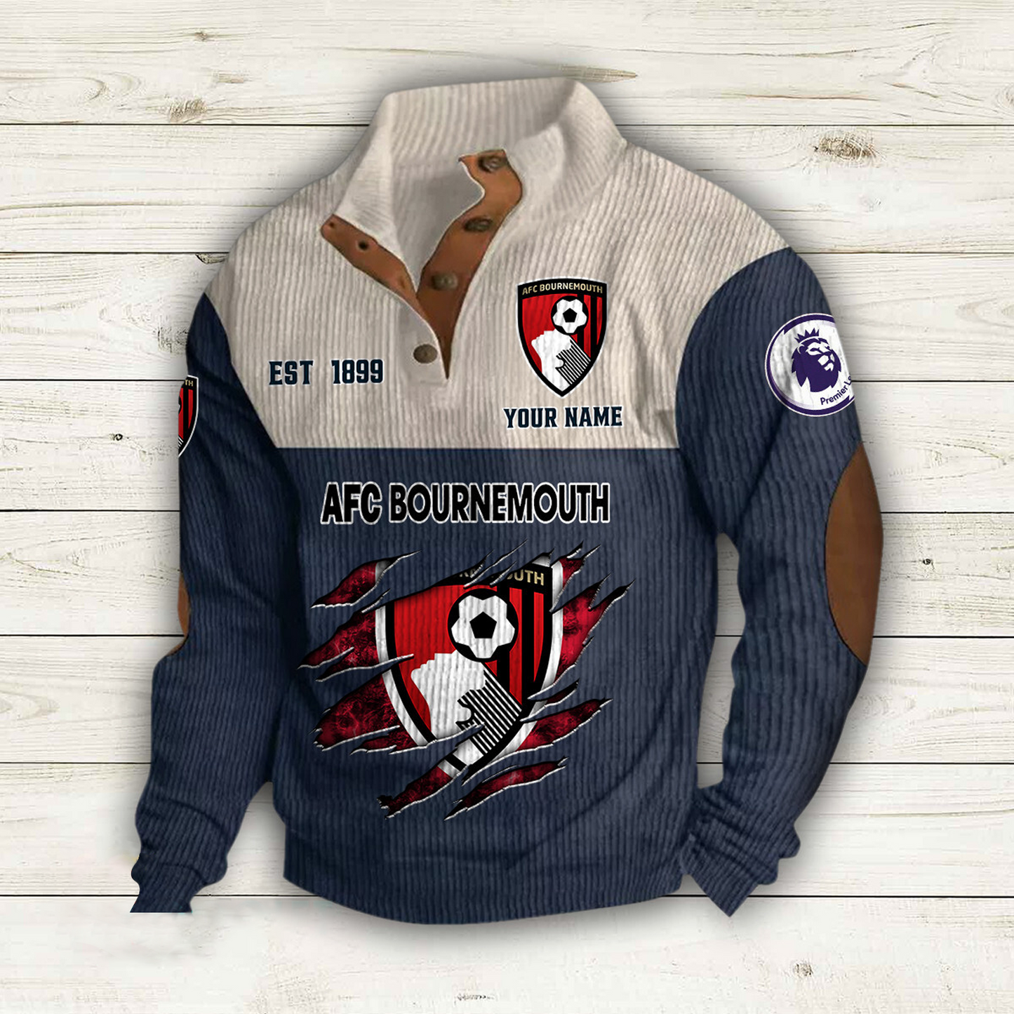 AFC x EPL Double Breasted Stand Collar Hoodies DATND TANTD