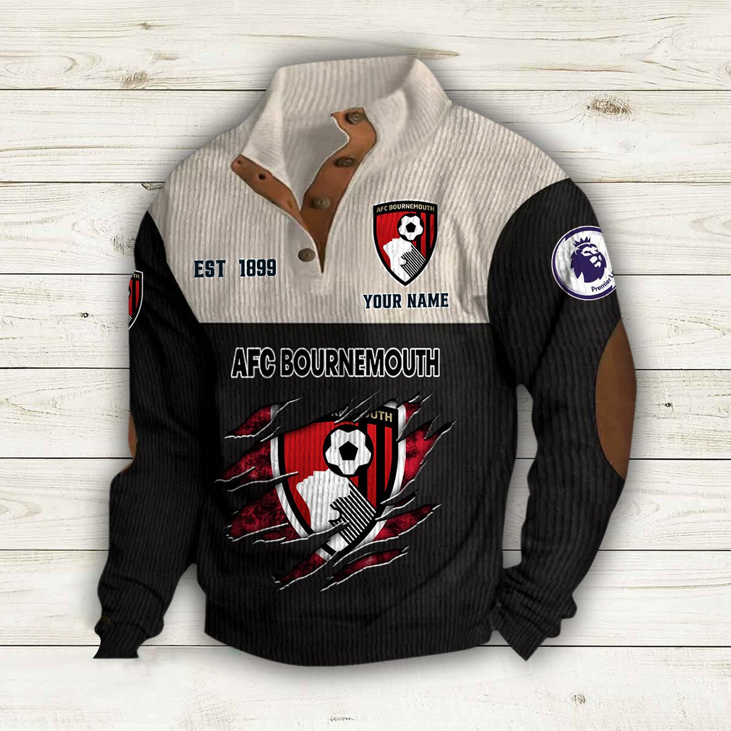 AFC x EPL Double Breasted Stand Collar Hoodies DATND TANTD