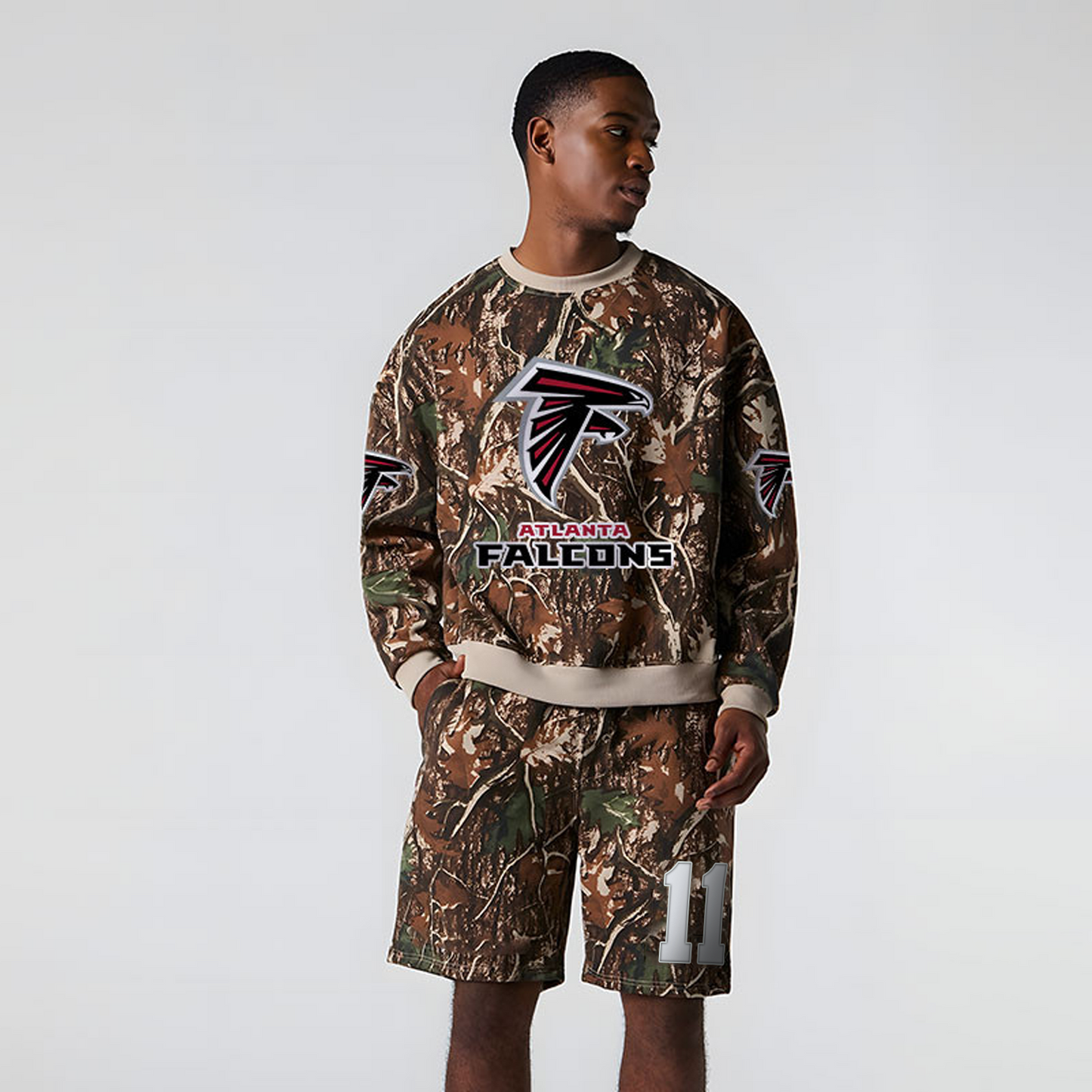 ALT x NFL Football Full Set Long Sweatshirt And Short Pants DATND TANTD