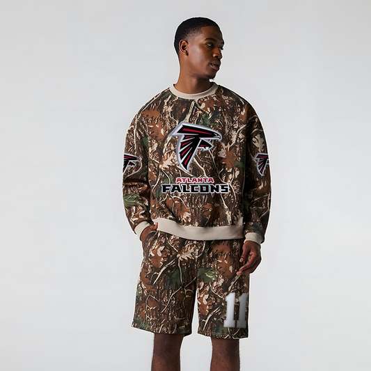 ALT x NFL Football Full Set Long Sweatshirt And Short Pants DATND TANTD