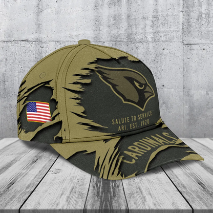 ARI x NFL 2025 Salute to Service Classic Cap DATND TANTD