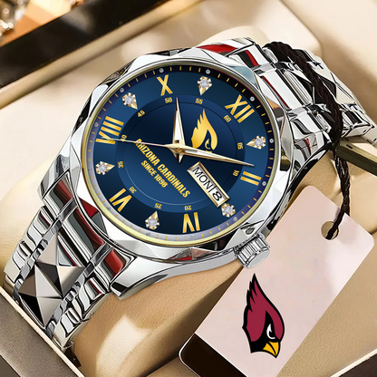 ARI x NFL Alloy Luxury Quartz Watch DATND TANTD