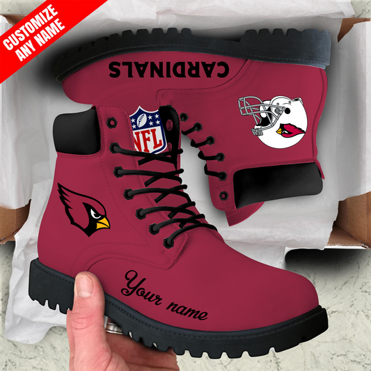ARI x NFL Custom Leather Boots DATND TANTD
