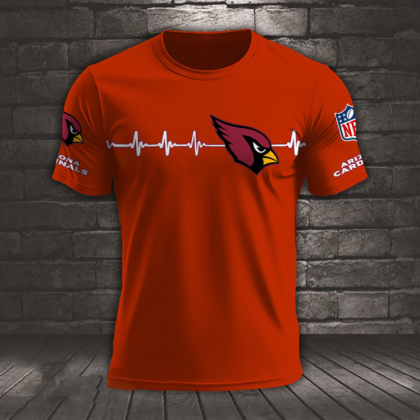 ARI x NFL Heart Rate Map Special 3D Shirt DatND ThuongNH