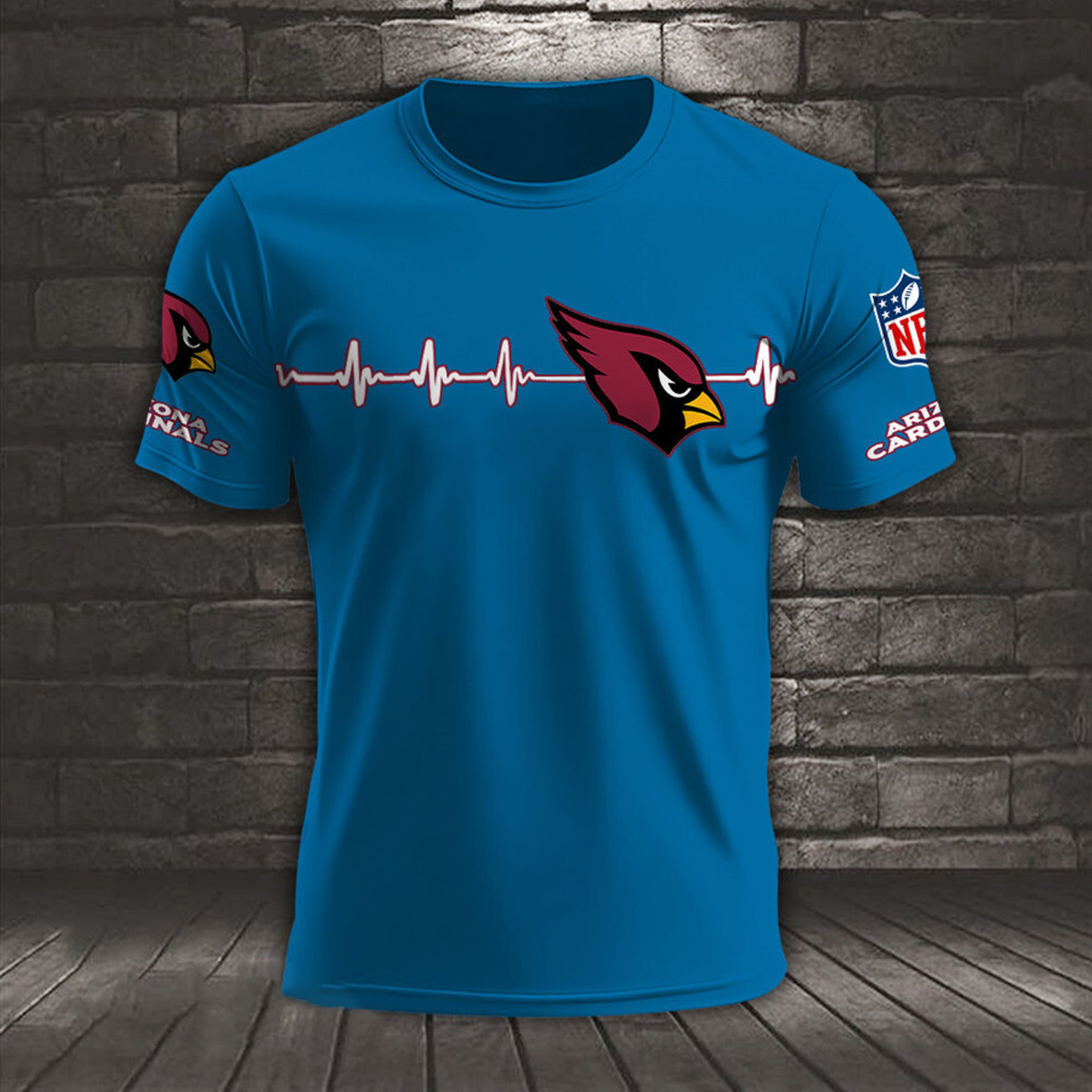 ARI x NFL Heart Rate Map Special 3D Shirt DatND ThuongNH