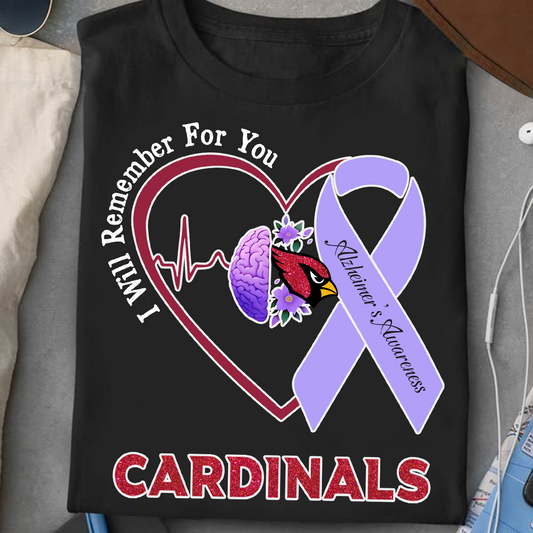 ARI x NFL I Will Remember For You T-Shirt V1 DATND TANTD