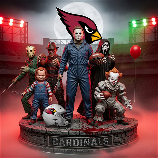 ARI x NFL Personalized Acrylic Block Plaque Halloween
