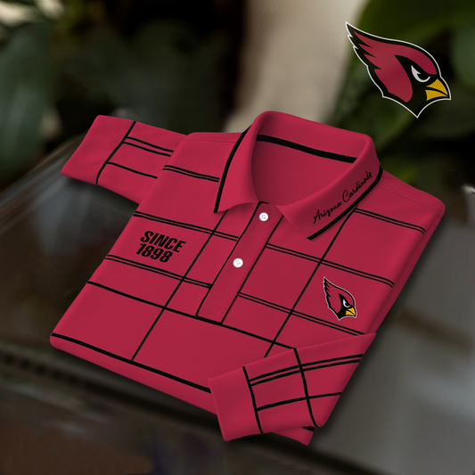 ARI x NFL Polo Shirt Long Sleeve DatND DVT