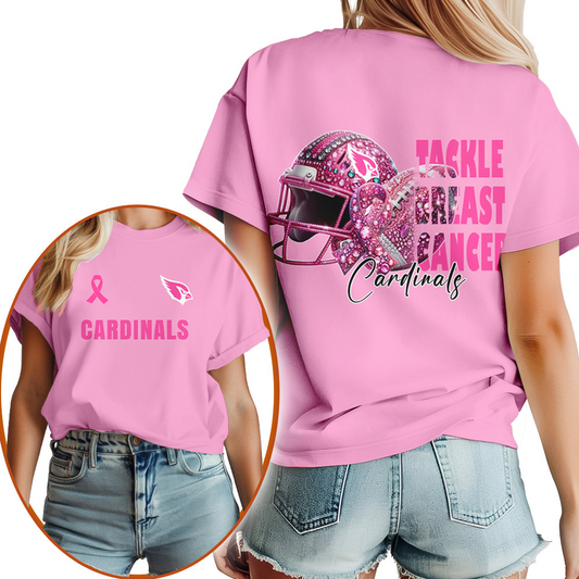 ARI x NFL Tackle Breast Cancer Premium 3D Shirt DATND TANTD