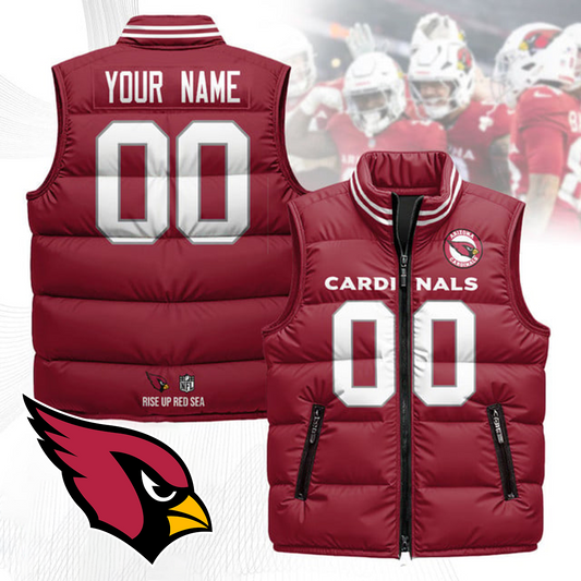 ARI x NFL Unisex Puffer Vest DatND ThuongNH