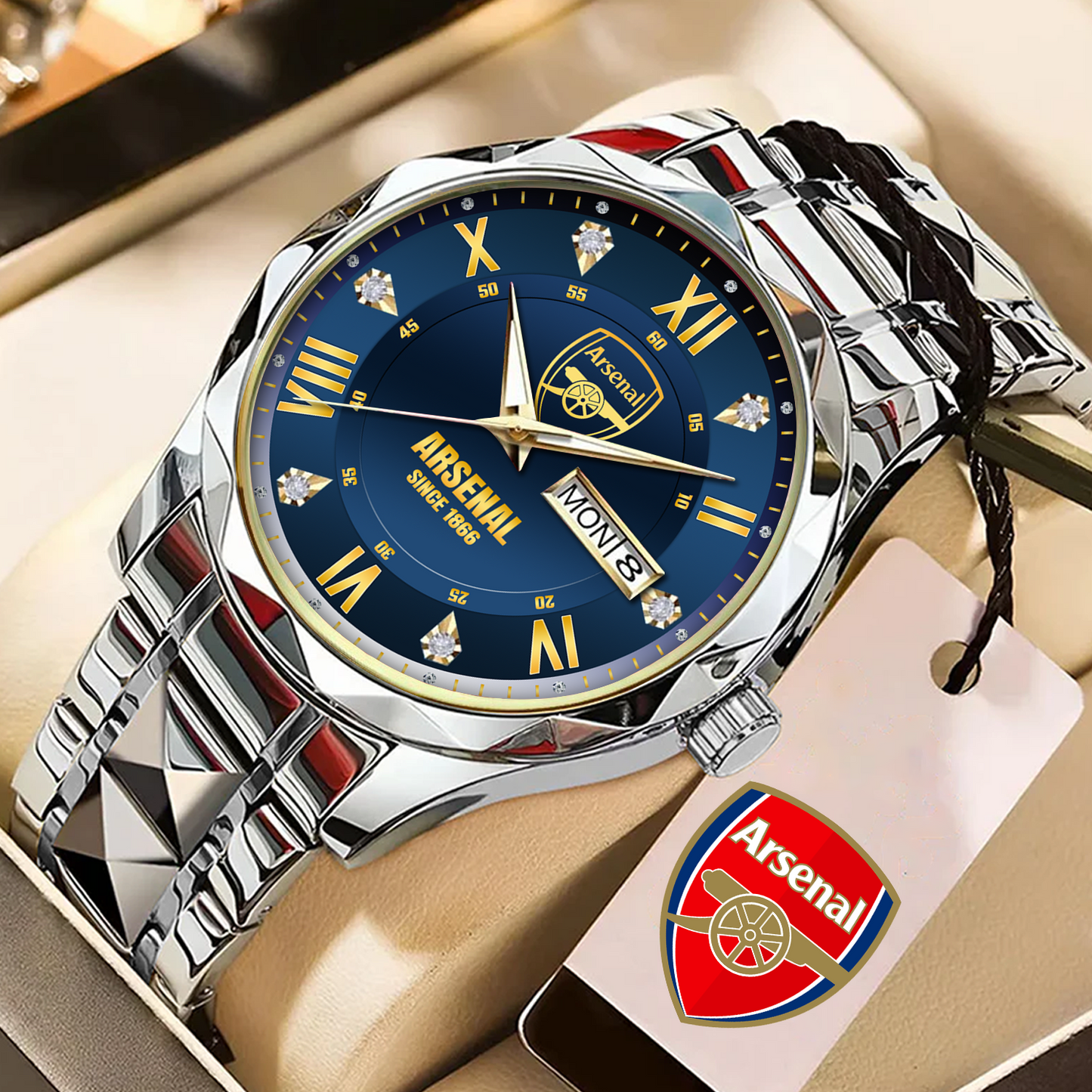 ARS Alloy Luxury Quartz Watch DATND TANTD