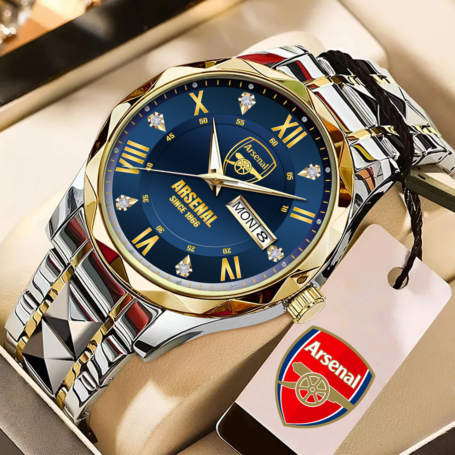 ARS Alloy Luxury Quartz Watch DATND TANTD