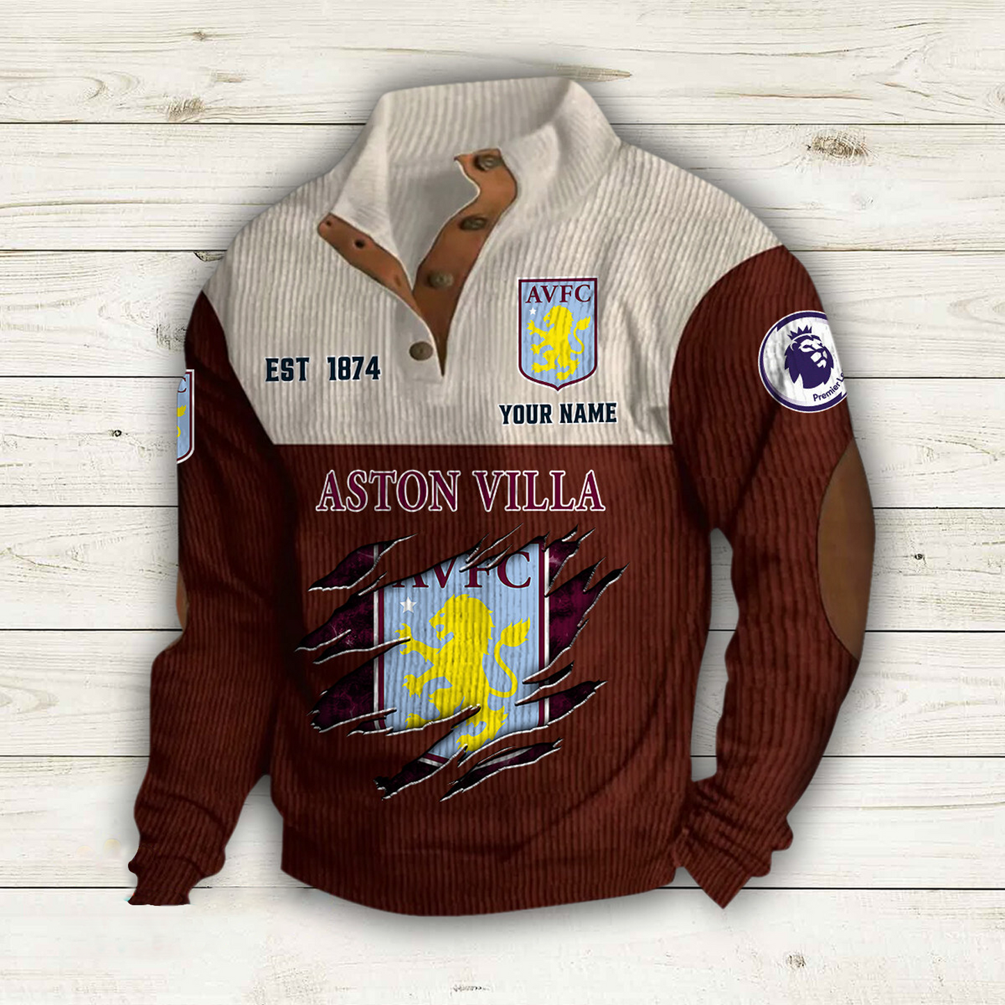 AST x EPL Double Breasted Stand Collar Hoodies DATND TANTD