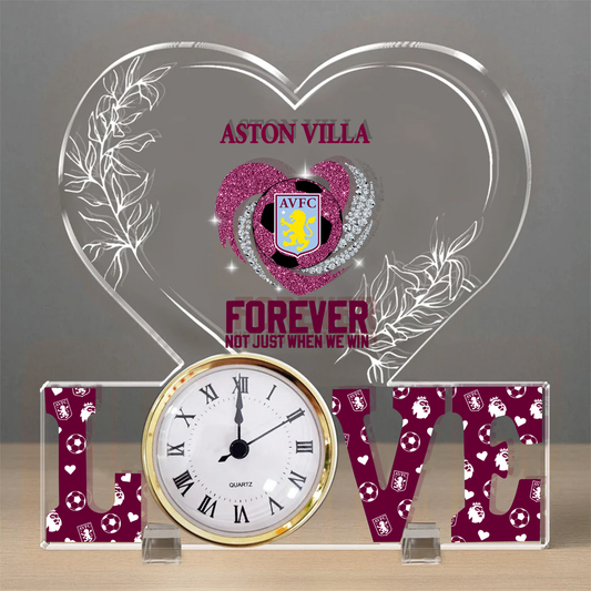 AST x EPL Forever Not Just When We Win Acrylic Clock DatND ThuongND