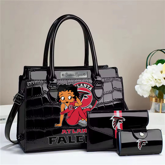 ATL Embossed three-piece handbag set DatND DVT