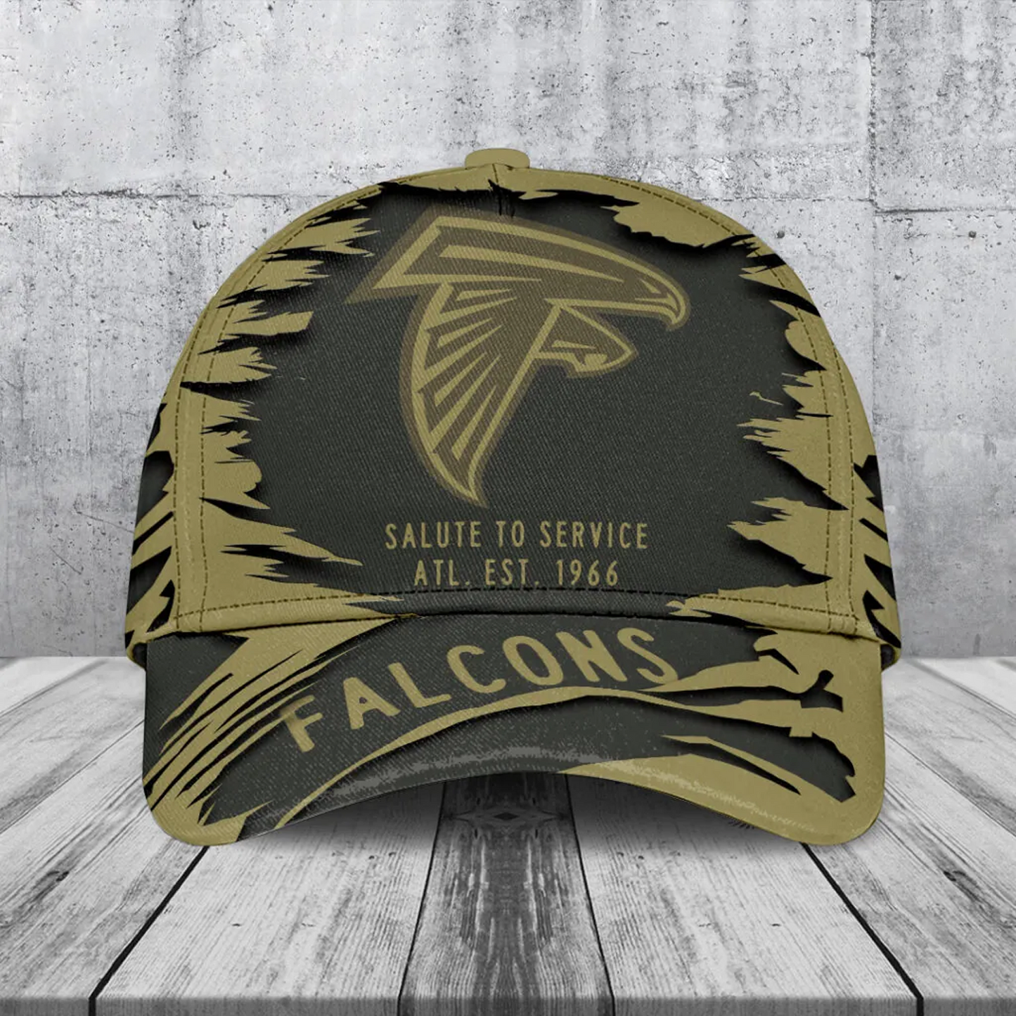 ATL x NFL 2025 Salute to Service Classic Cap DATND TANTD