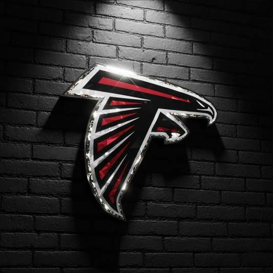 ATL X NFL Diamond Crystal Wall Art DatND DVT