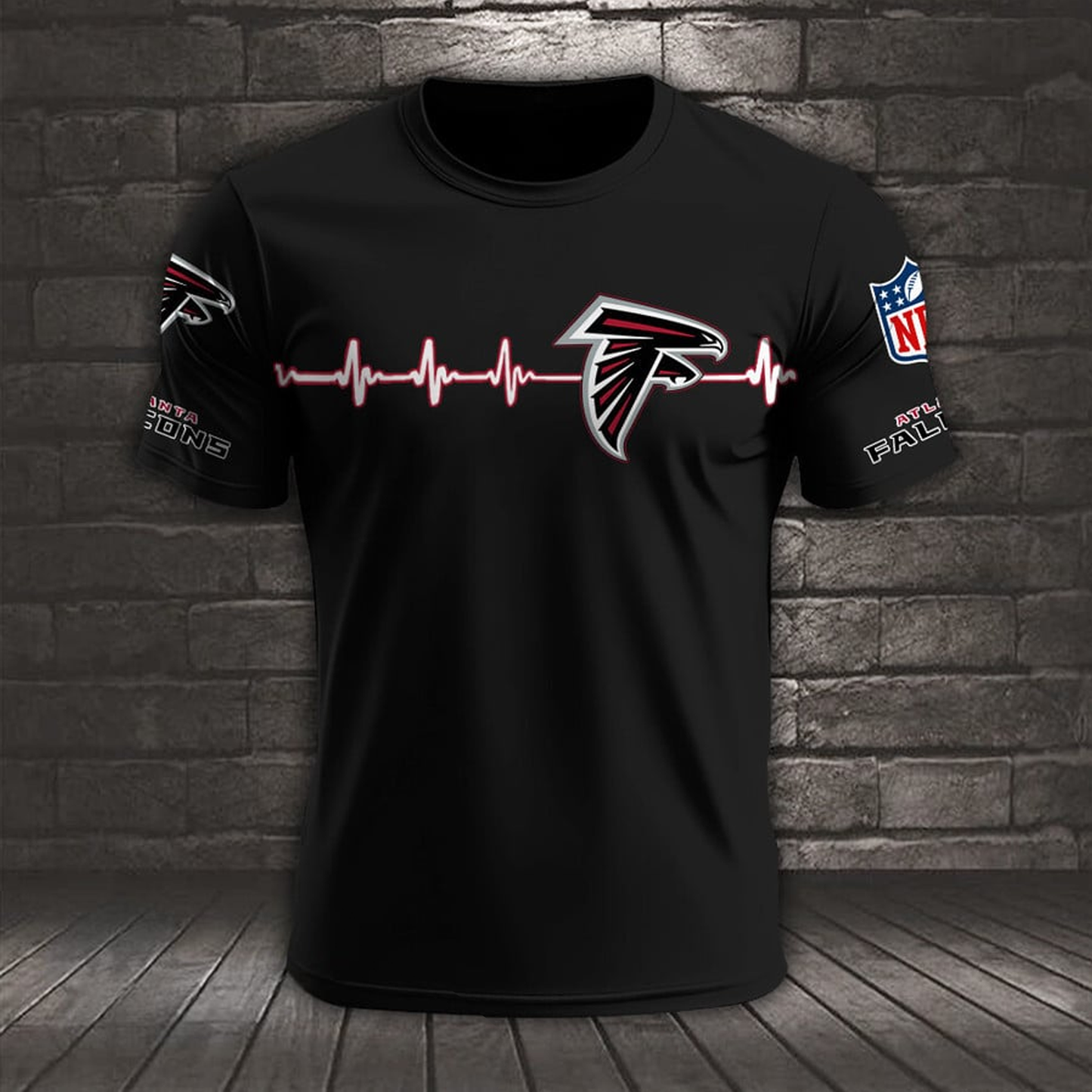 ATL x NFL Heart Rate Map Special 3D Shirt DatND ThuongNH