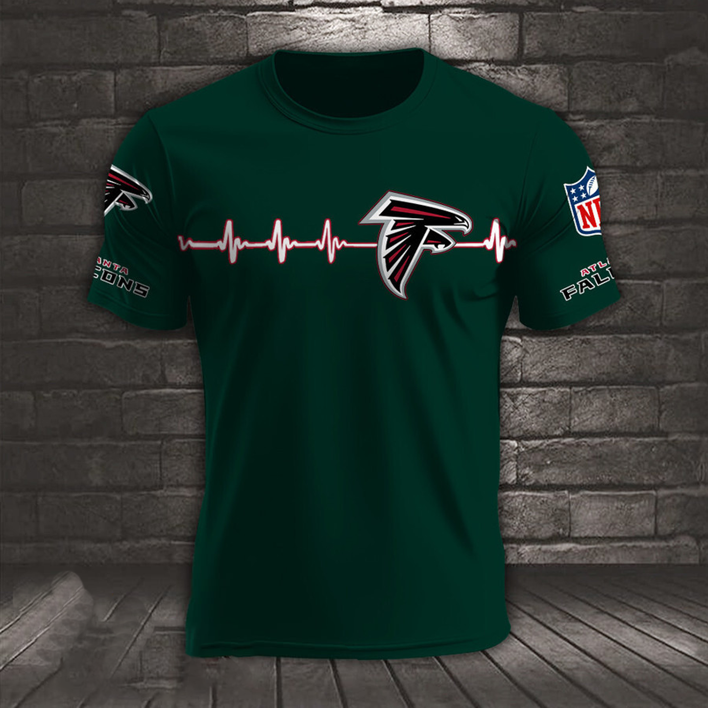 ATL x NFL Heart Rate Map Special 3D Shirt DatND ThuongNH