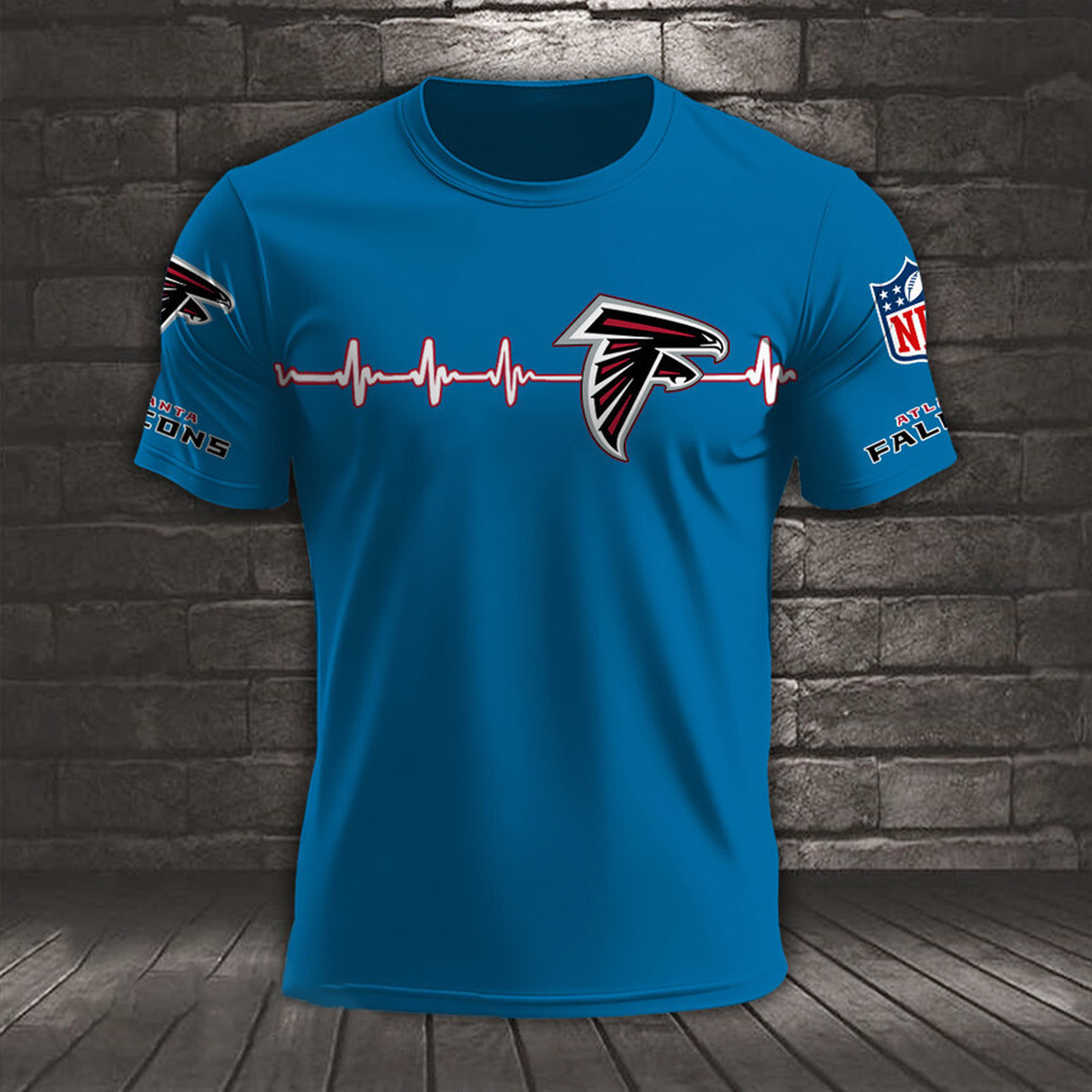 ATL x NFL Heart Rate Map Special 3D Shirt DatND ThuongNH