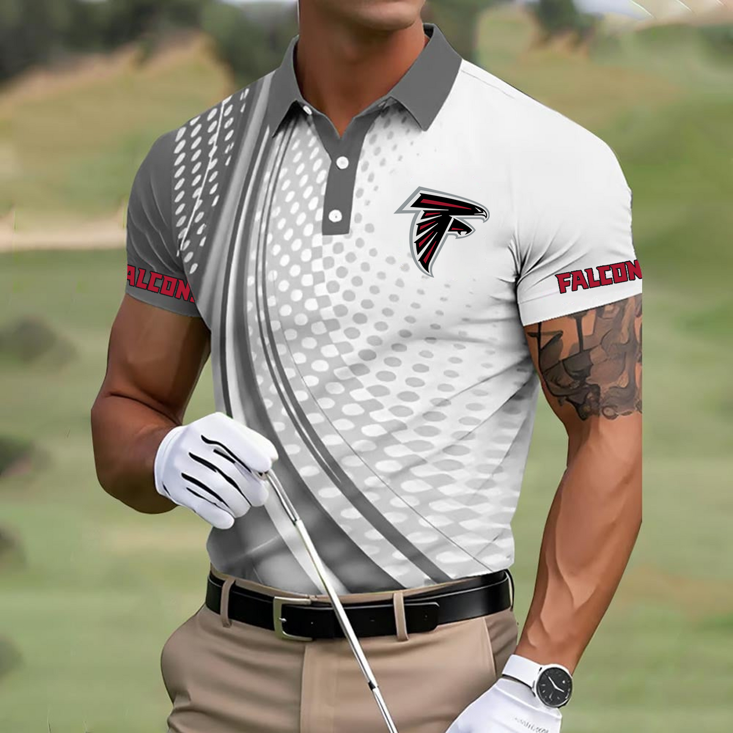 ATL x NFL Polo Shirt DATND TANTD