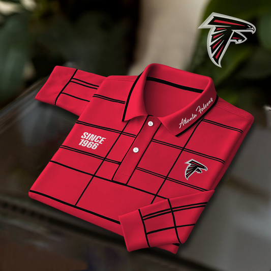 ATL x NFL Polo Shirt Long Sleeve DatND DVT