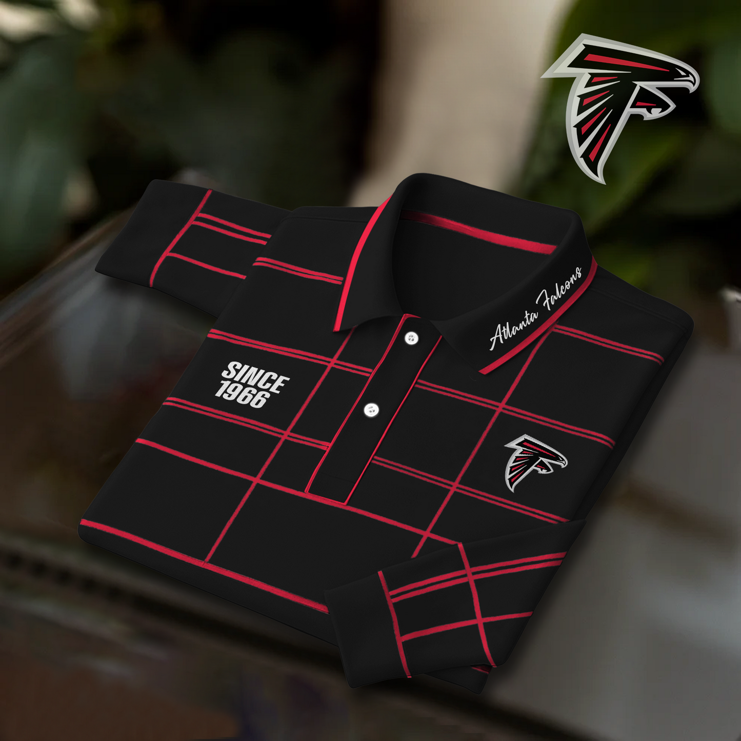 ATL x NFL Polo Shirt Long Sleeve DatND DVT