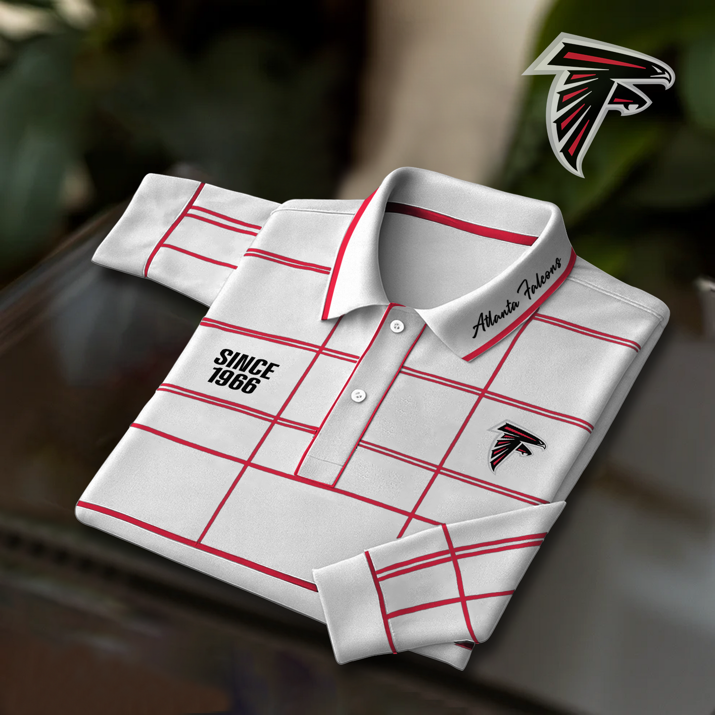 ATL x NFL Polo Shirt Long Sleeve DatND DVT