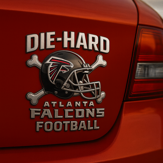 ATL x NFL Premium 3D Car Name Badge DATND DVT