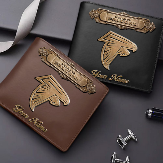 ATL x NFL Premium Leather Wallet DatND DVT