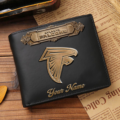 ATL x NFL Premium Leather Wallet DatND DVT