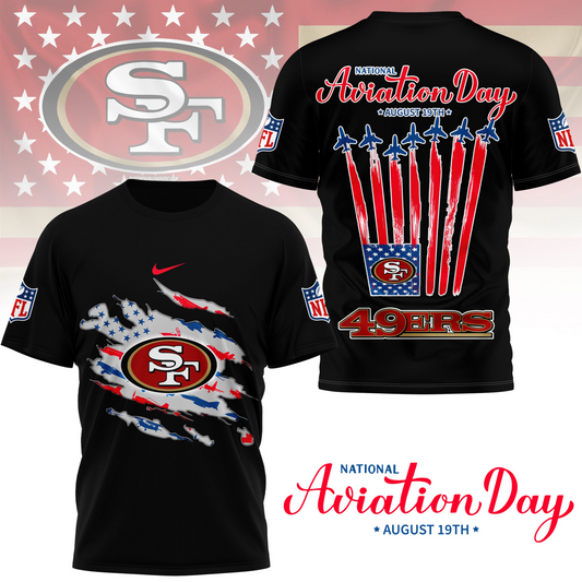 SF49 Premium National Aviation Day 3D Shirt DDT TTV