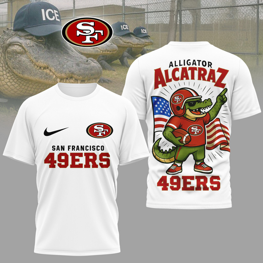 SF49 Premium NFL x Alligator Alcatraz 3D Shirt DDT 220725 TTV