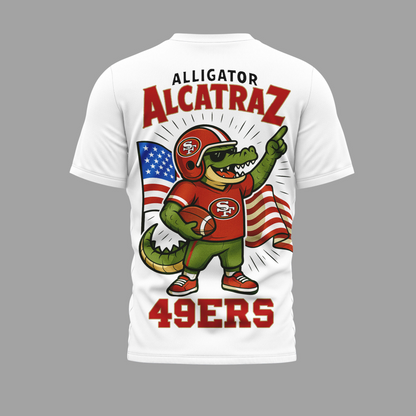 SF49 Premium NFL x Alligator Alcatraz 3D Shirt DDT 220725 TTV