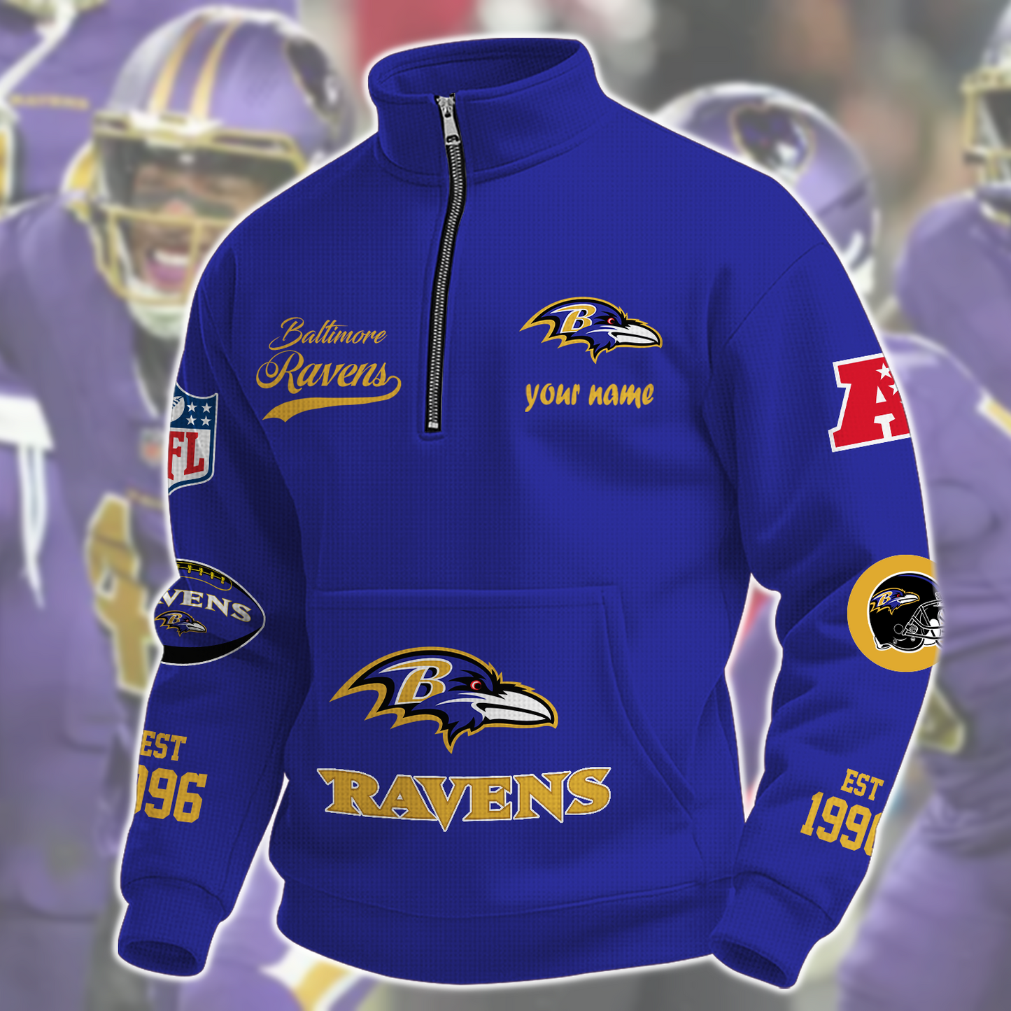 BAL  x NFL Quarter-Zip Sweatshirt DatND DVT