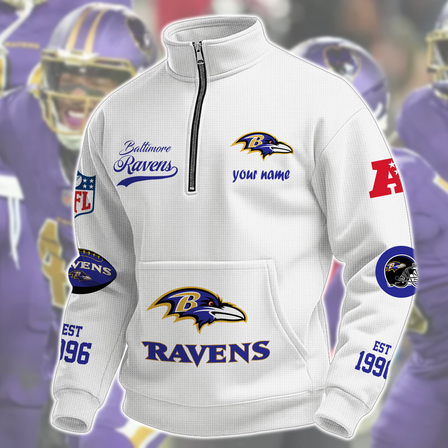 BAL  x NFL Quarter-Zip Sweatshirt DatND DVT