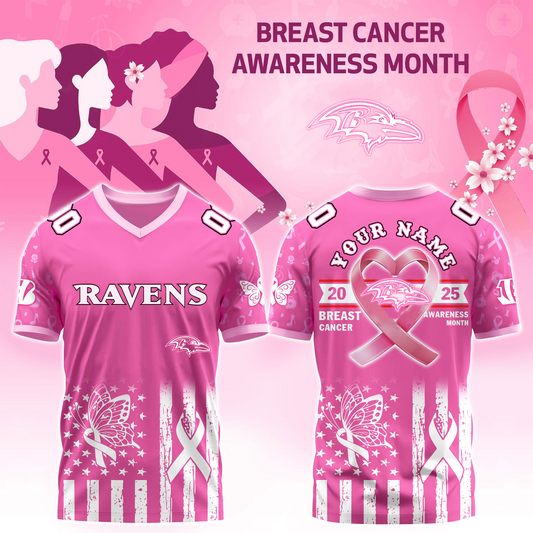 BAL x Breast Cancer Awareness Month 2025 V-neck Short Sleeve Jersey DatND DVT