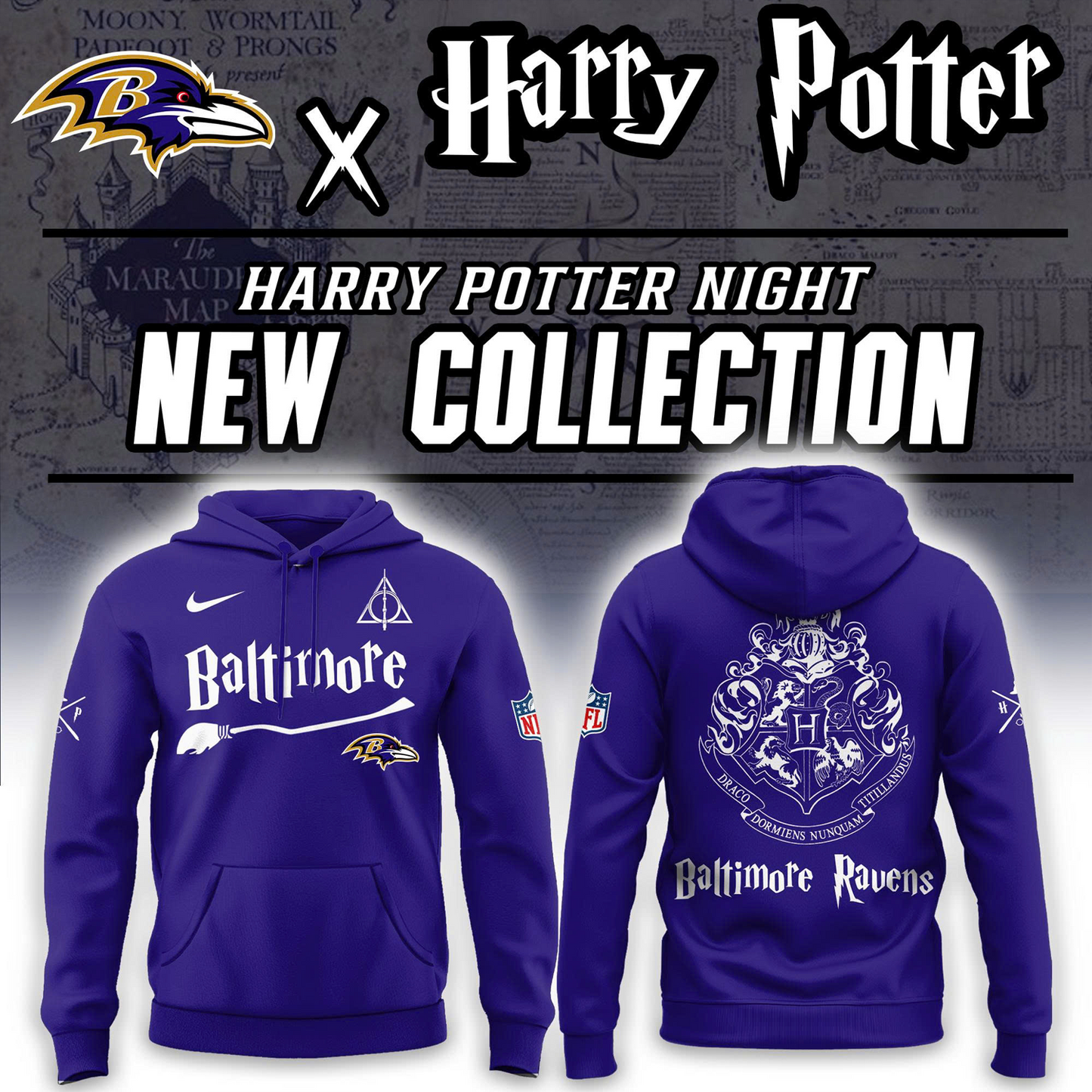BAL x Harry Potter Night 3D Shirt DATND TANTD