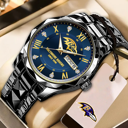 BAL x NFL Alloy Luxury Quartz Watch DATND TANTD