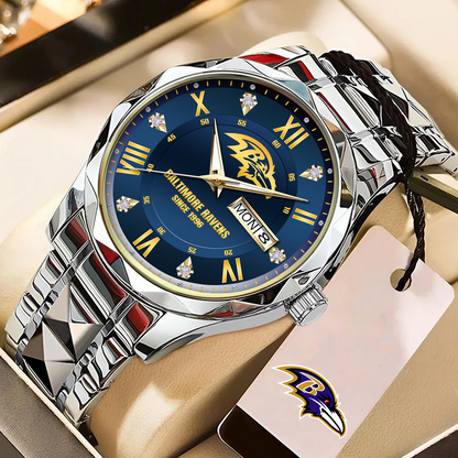 BAL x NFL Alloy Luxury Quartz Watch DATND TANTD