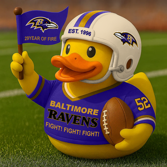 BAL x NFL Anniversary Rubber Duck DATND TANTD