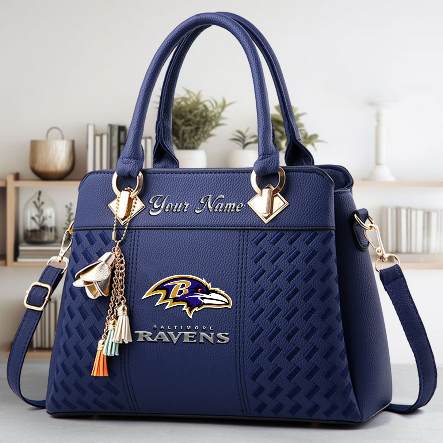 BAL x NFL Leather Bag DATND TANTD