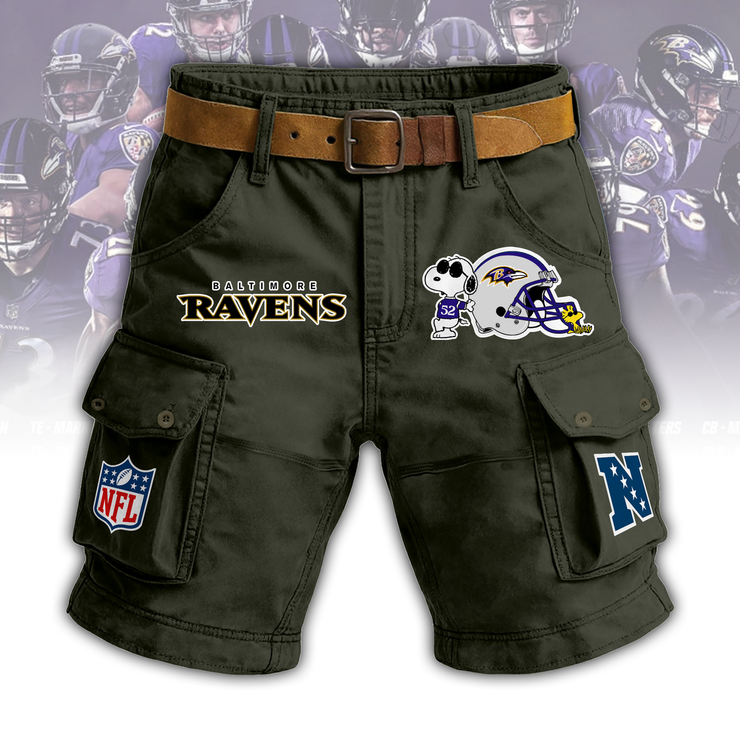 BAL x NFL Man Shorts
